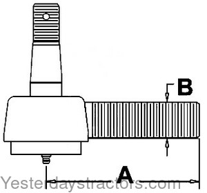 3040922R92 Drag Link End 3040922R92