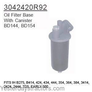 Farmall B414 Oil Filter Base 3042420R92