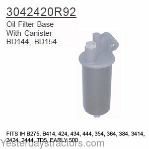 Farmall 3414 Oil Filter Base 3042420R92