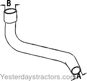 Oliver White 2 62 Radiator Hose 330033898