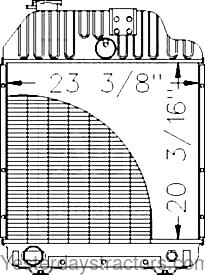 Massey Ferguson 3115 Radiator 3382795M93