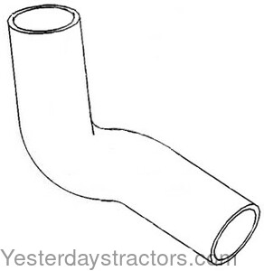 Massey Ferguson 393 Radiator Hose Upper 3596204M1