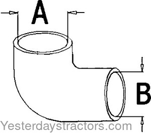 Oliver 170 Radiator Hose 3920762