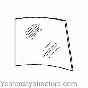 John Deere 8630 Cab Glass - Left Hand 410122