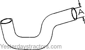 Massey Ferguson 180 Radiator Hose 506378M1