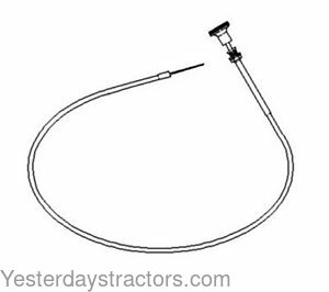 Massey Ferguson 265 Fuel Shutoff Cable 511414M1