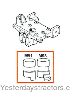 Massey Ferguson 30 Front Axle Support 512046M94