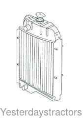 Allis Chalmers D12 Radiator 70214337