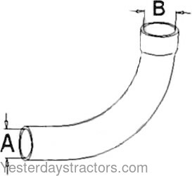 Allis Chalmers 7010 Radiator Hose 70262102