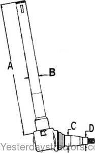 Allis Chalmers 7010 Spindle 70262663