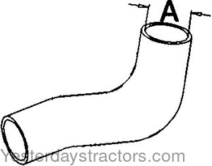 Oliver White 2 60 Radiator Hose 72089692