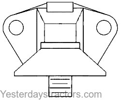 Massey Ferguson 275 Spin-On Oil Filter Head 741614M1