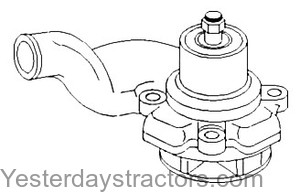 Massey Ferguson 165 Water Pump 743065M91