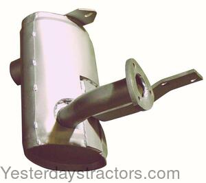 Ford 555C Muffler with Bracket 85999357