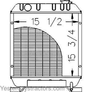 Ford TC29D Radiator 86402723