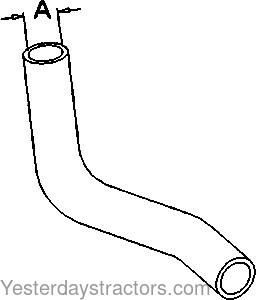 Ford 1725 Radiator Hose 86519855