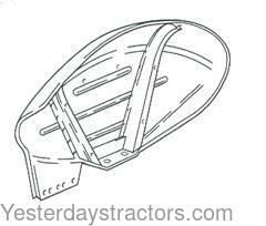 Ford Super Dexta Fender 957E16312C