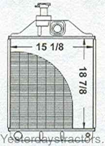 Massey Ferguson 165UK Radiator 885579M93