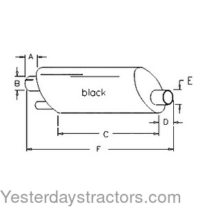 Case 4494 Muffler A162464