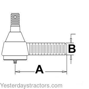 Case 1030 Tie Rod End A28419