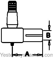 Case 480B Cylinder End A40963