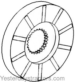 John Deere 430 Brake Disc AM1967T