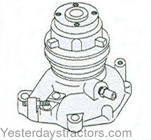 John Deere 420 Water Pump AM3060T