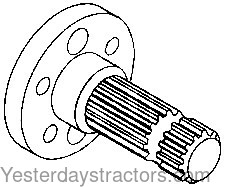 John Deere 3010 PTO Shaft AR28573