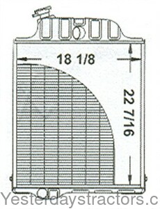 John Deere 3010 Radiator AR46437