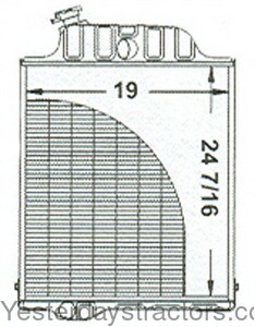 John Deere 4010 Radiator AR46438