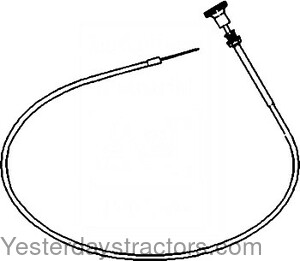 John Deere 2010 Choke Cable AT21782