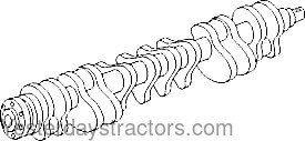 John Deere 3150 Crankshaft AT22562