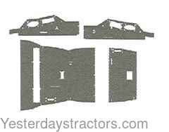 Farmall 5088 Cab Headliner Kit CHIH86