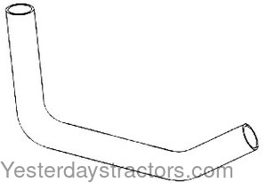 Ford 7700 Radiator Hose Upper D4NN8260C