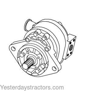 Ford 340 Hydraulic Pump D8NN600DA