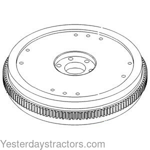 Ford 5190 Flywheel With Ring Gear E0NN6375HA