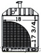 Ford 655A Radiator for Tractor with Oil Cooler E0NN8005FA15L