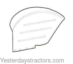 Ford Super Major Fender E1ADDN16312B