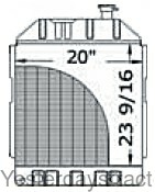 Ford 8210 Radiator E1NN8005BD15M