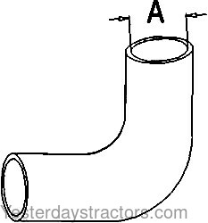 Oliver Super 55 Radiator Hose E518