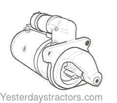 Case 1412 Starter Motor S.60360