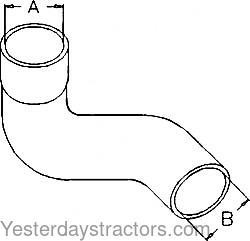 John Deere 830 Air Cleaner Hose L29373