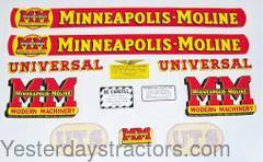 Minneapolis Moline UTS Decal Set R3954