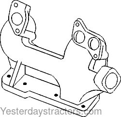 John Deere 5200 Exhaust Manifold R56995