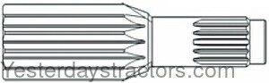 John Deere 8440 Pinion Shaft R59698