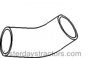 John Deere 4055 Radiator Hose R72742