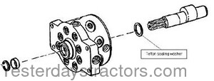 John Deere 2155 Hydraulic Pump Seal and O-Ring Kit RE29107
