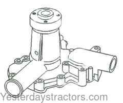 Ford 1215 Water Pump SBA145017300