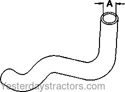 Ford 1500 Radiator Hose SBA310160310