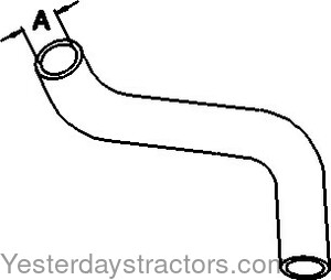 Ford 1220 Radiator Hose SBA310160730